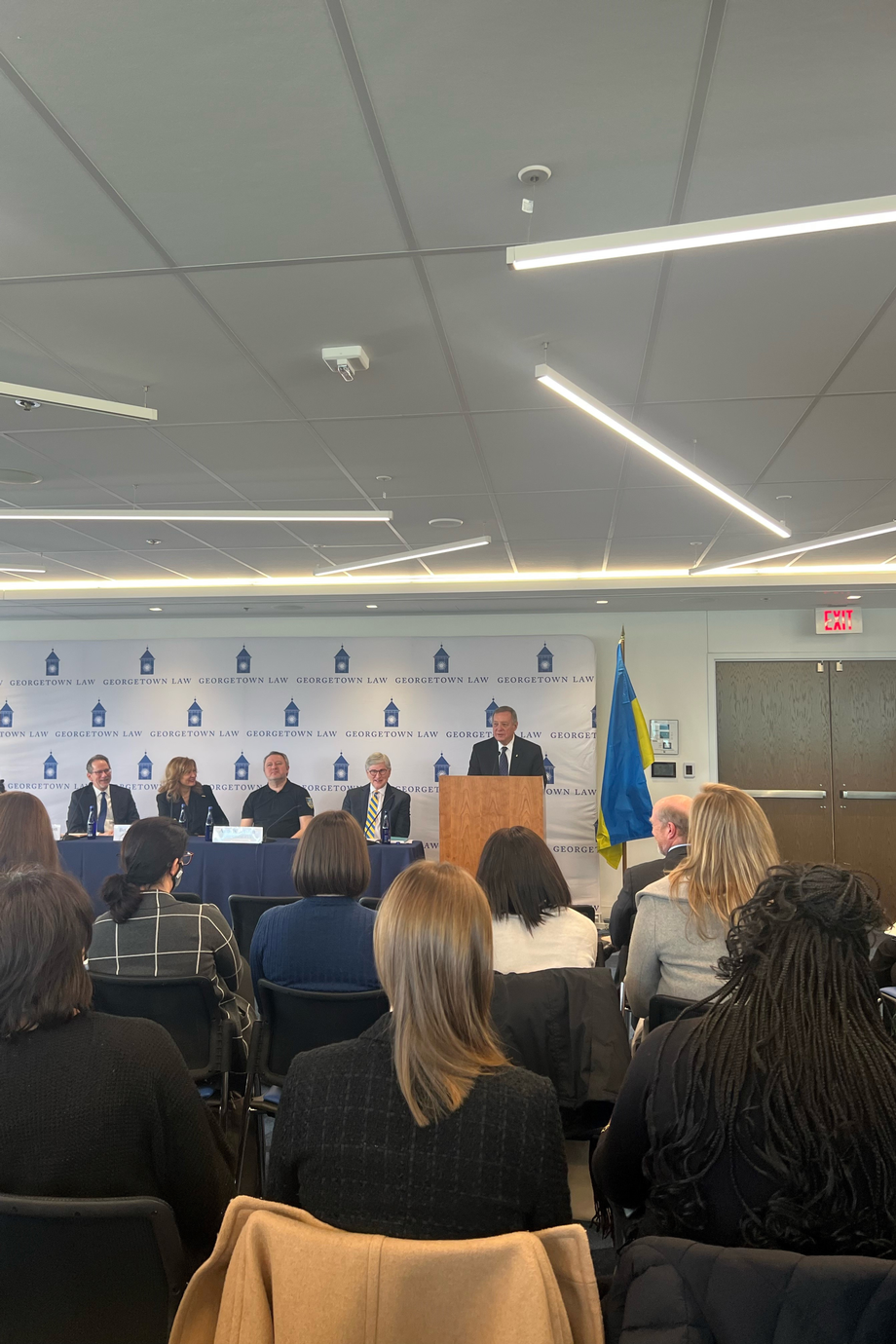DURBIN JOINS PROSECUTOR GENERAL OF UKRAINE AT GEORGETOWN LAW TO DEMAND JUSTICE FOR UKRAINE